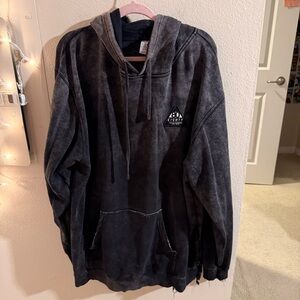 Eighty Eighty Charcoal Distressed Hoodie